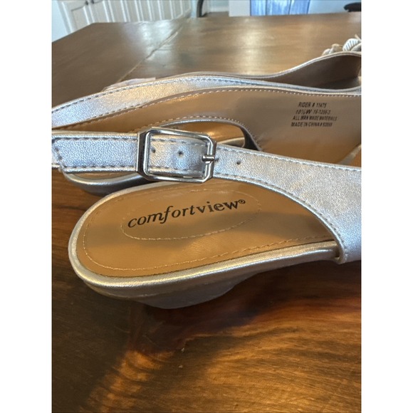 Comfort view Open Toe Sandals Size 10.5 Wide New - Picture 5 of 8